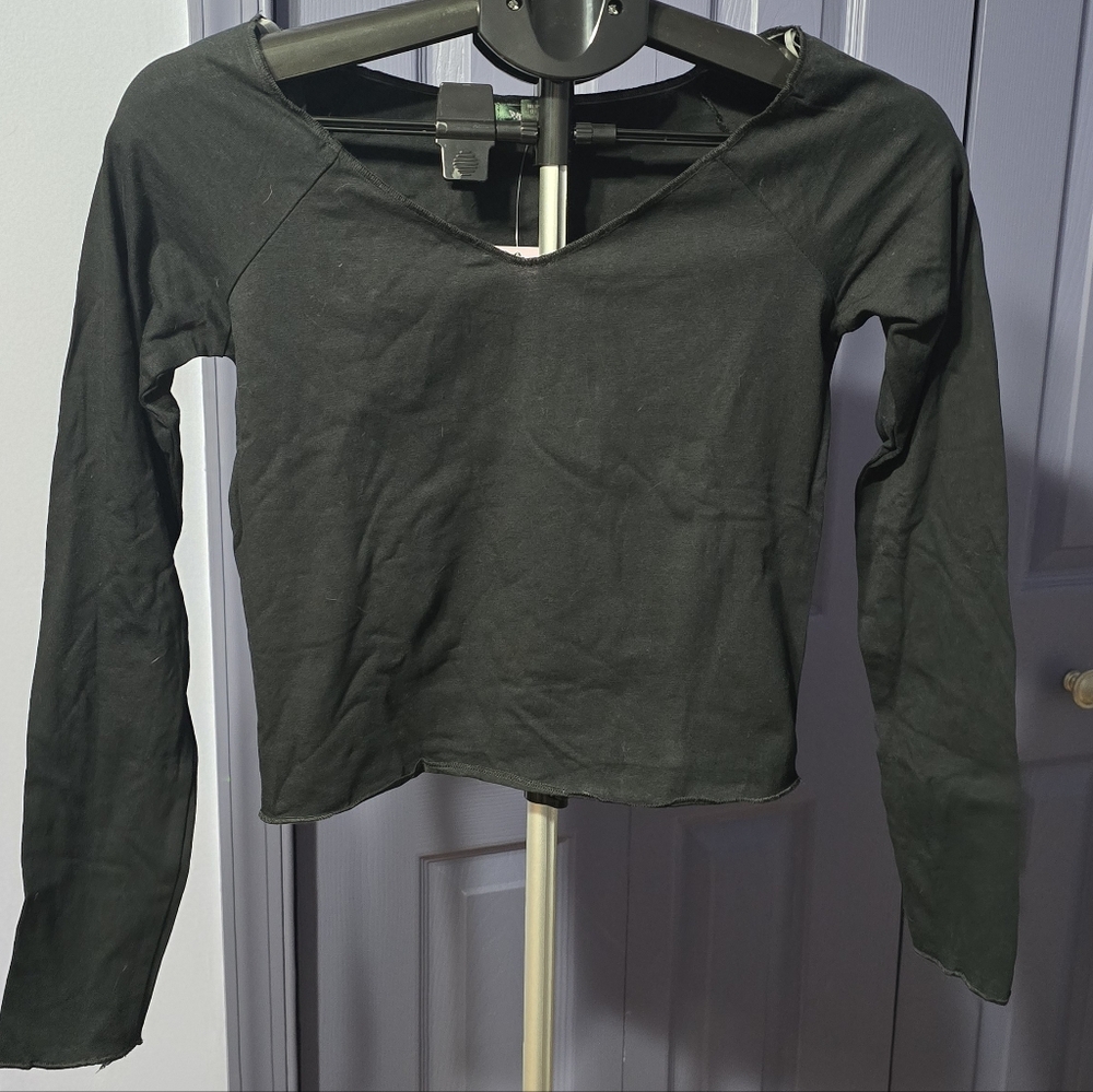 Wild Fable Black Long Sleeve Top